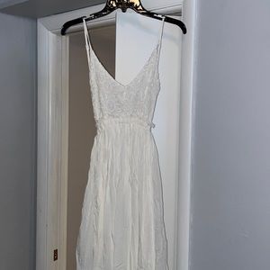 NWT FashionNova white low back dress
